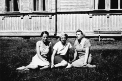 Tre systar Heikl, från vänster, Gunnel, Inga och Ulla.