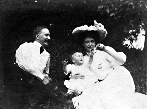 Gunnar och Victoria Heikel 1909